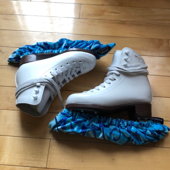 GAM White Figure Skates Kids Size 12 Model 1110 - Picture 2 of 11